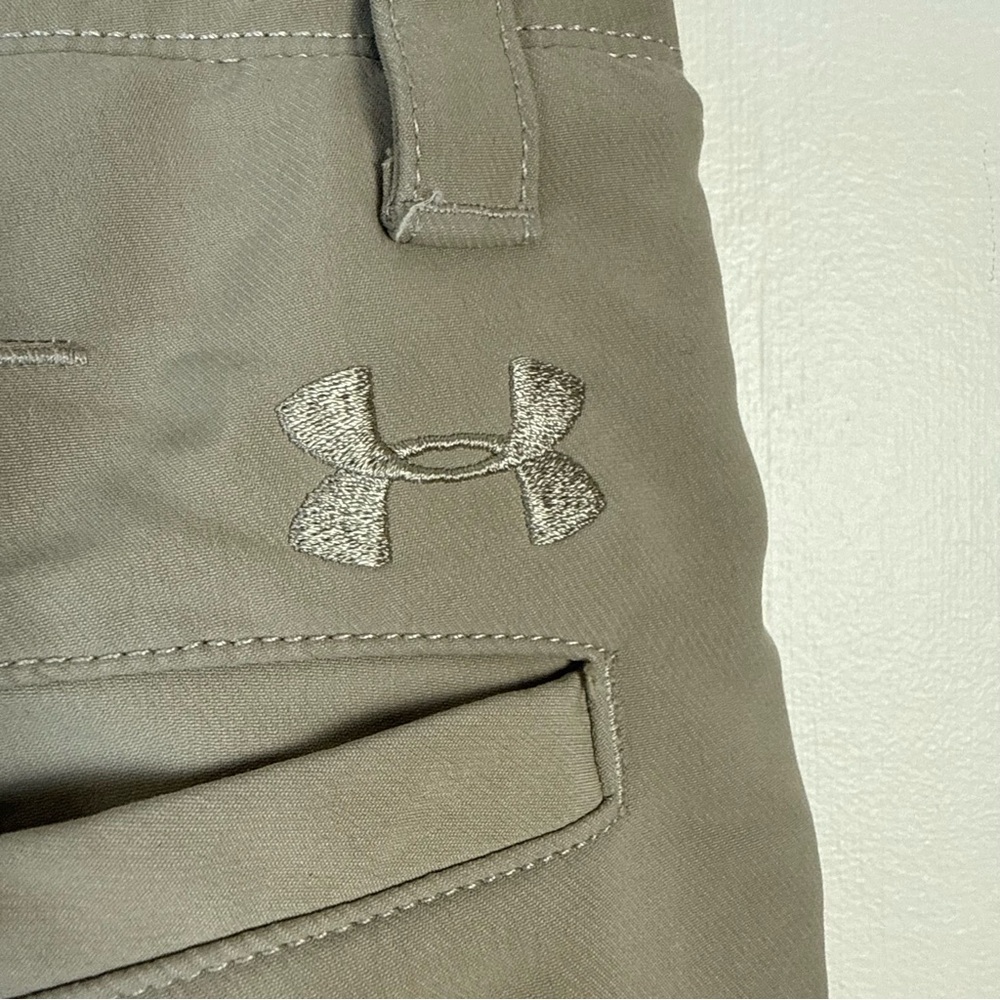 Under Armour Mens Khaki Chinos Golf Pants Active 32x34 Relax Fit Casual Gorpcore - Picture 11 of 15